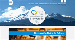 Desktop Screenshot of corporacioncivicadecaldas.com